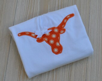Texas Longhorn Iron On Patch