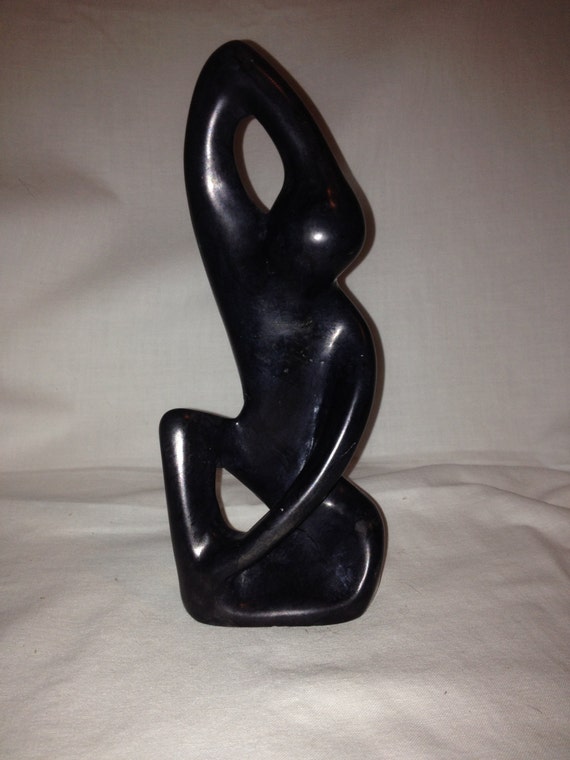 Soapstone Hand Carved Candle Holder