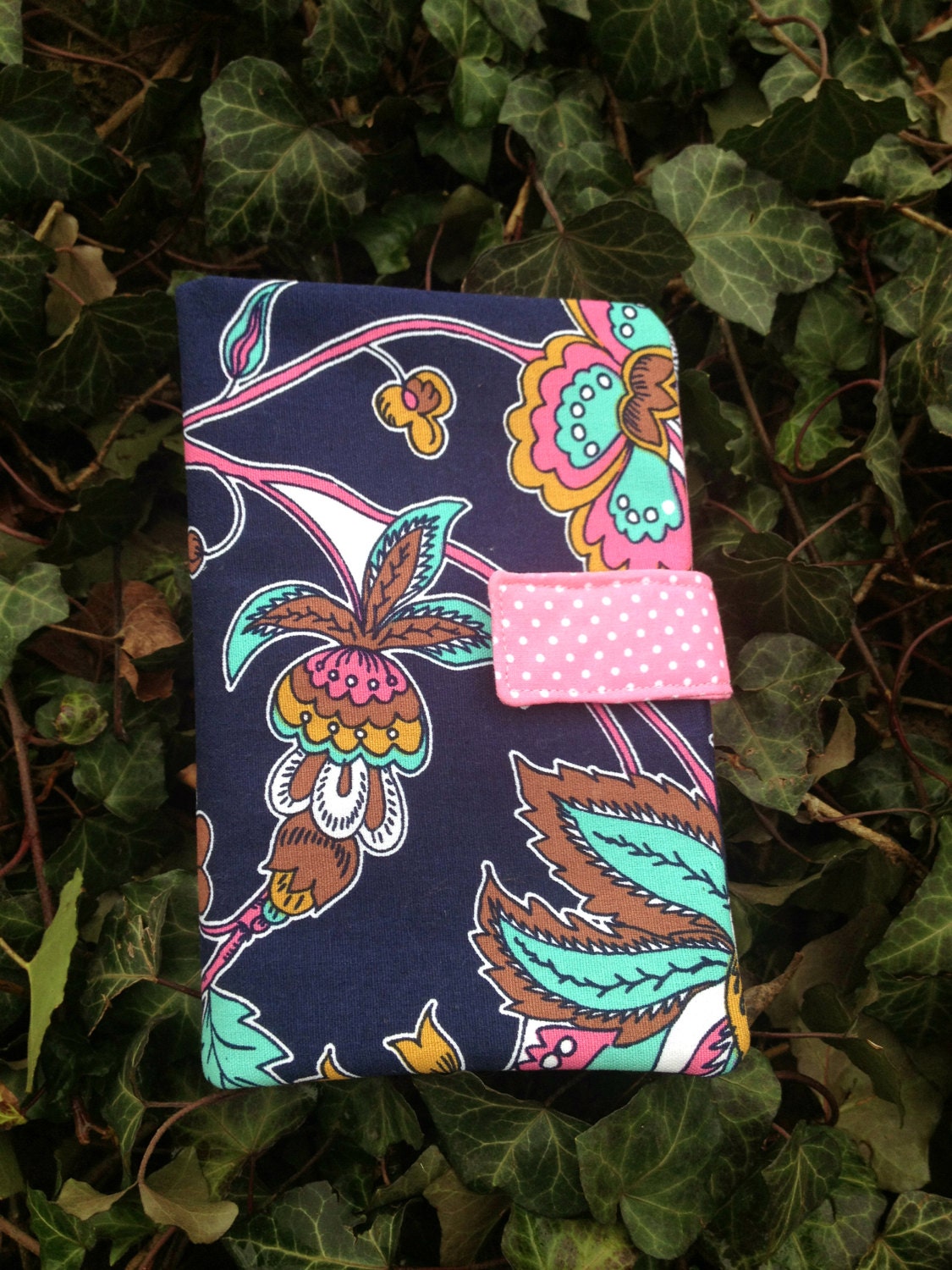 Floral kindle case fabric kindle case retro flowers kindle