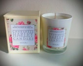 Neroli Scented Soy Wax Shabby Chic Hand Poured Aromatherapy Candle