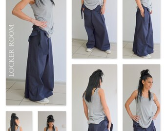Loose Casual pants /Wide leg pants /Womens harem pants /Maxi pants /Extravagant Pants /Drop Crotch pants
