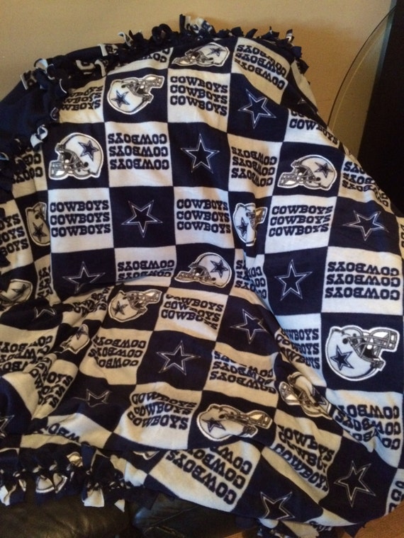 Fleece Blanket Dallas Cowboys Blue Blanket No by ZCurlettCreations