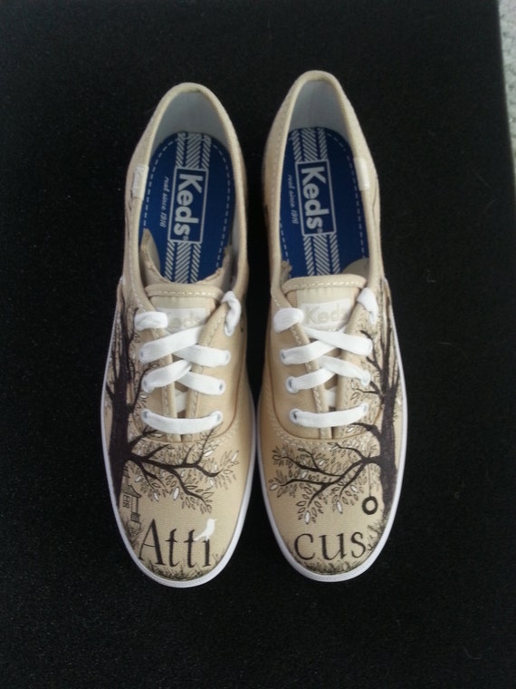To Kill A Mockingbird Themed Atticus Finch custom made shoes