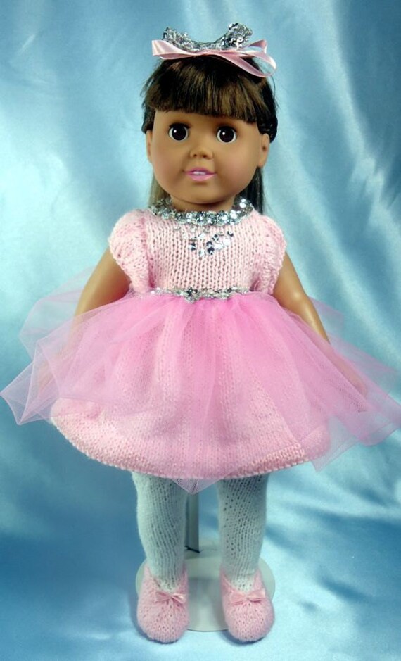Little Miss Ballerina Knitting Patterns for 18-Inch Dolls