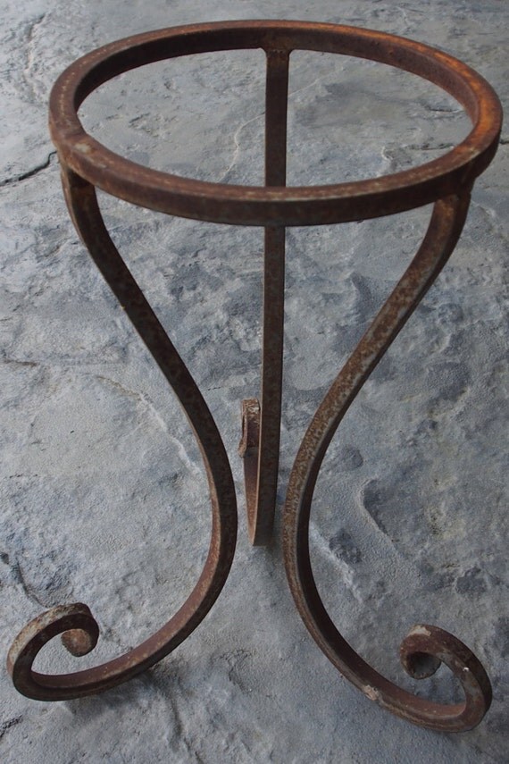 Iron table legs metal table legs 16 tall rustic by limegreyhouse