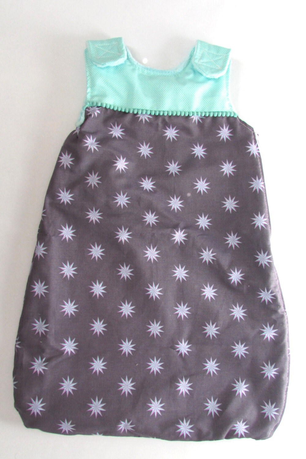 Baby Sleep Sack made with cotton and cuddle fabric. Keep baby