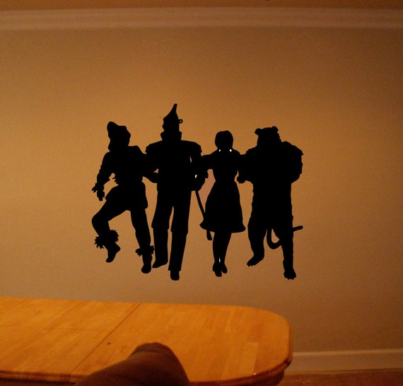 Wizard of Oz Wall Decal 30 x 20 by LynchmobGraphics on Etsy