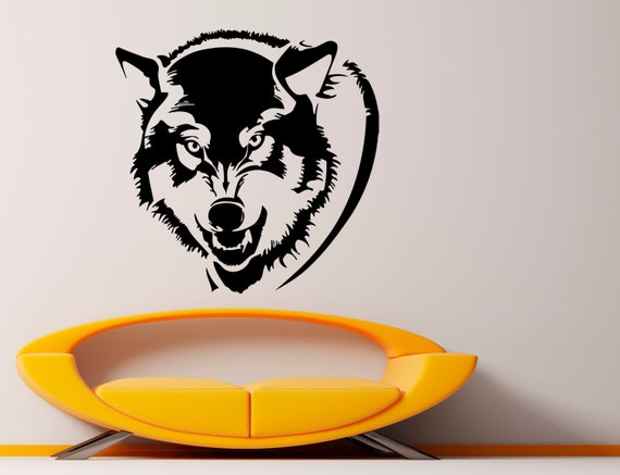 Wolf Wall Decal Animal Vinyl Stickers Cool Decor For Living