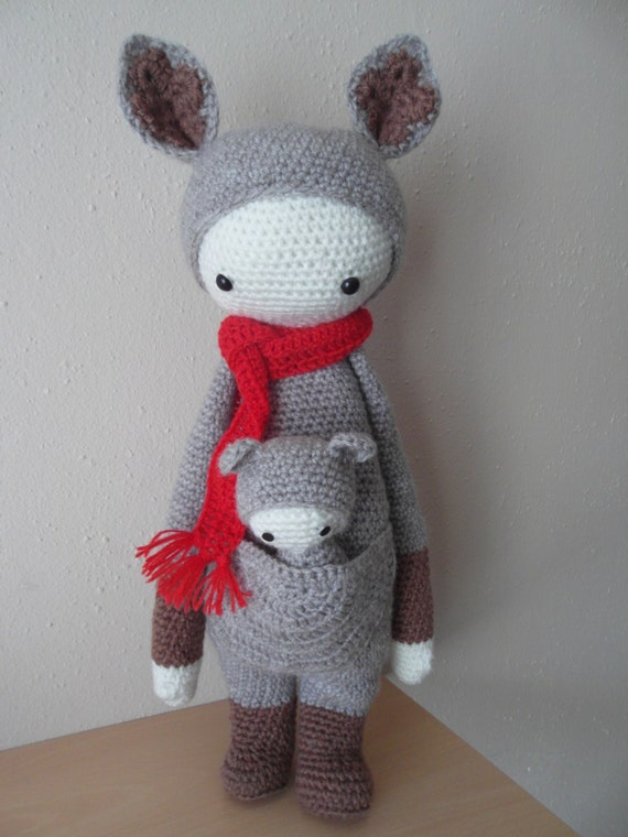 Lalylala Kira le kangourou-Amigurumi au Crochet