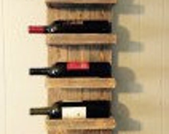 Wall Hanging Wine Rack wall mount wine rack | etsy Wall Hanging Wine Rack wall mount wine rack | etsy