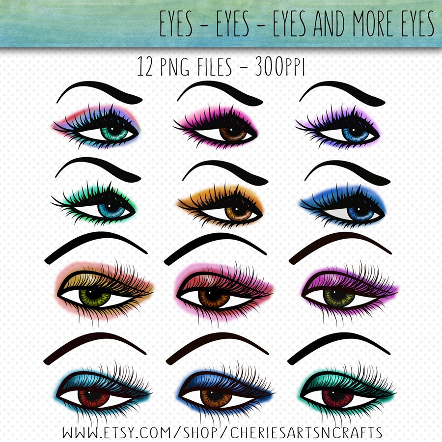 Clip Art Makeup Clip Art makeup clip art etsy eyes graphics make up on eye clipart girl digital png files digitals