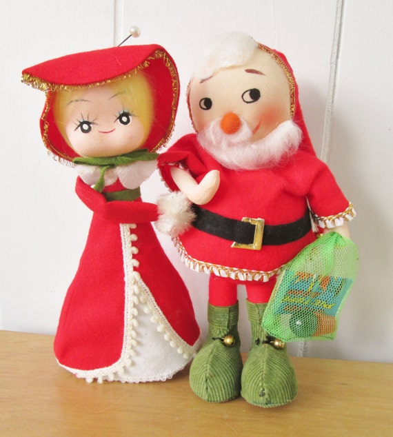 vintage santa and mrs claus japan vintage santa and mrs claus japan