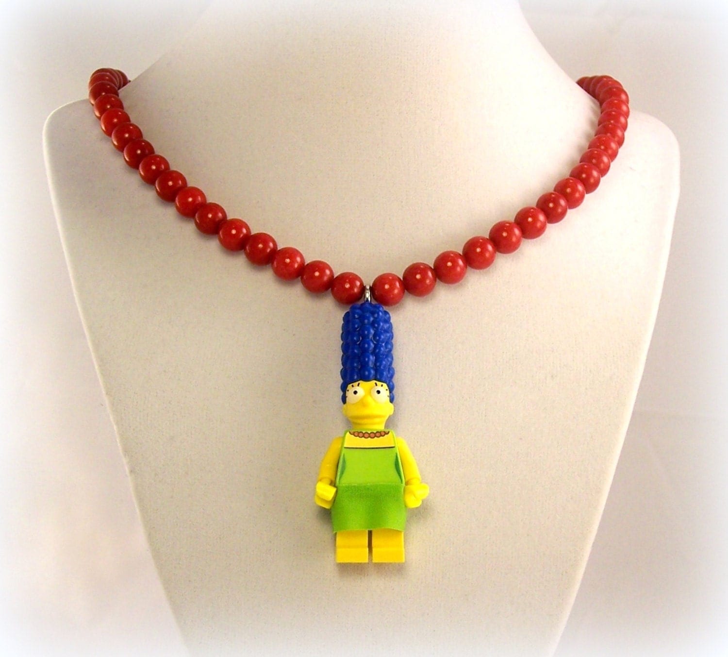 MARGE SIMPSON?? Inspired Necklace OR by THEmermaidsaysMARKET