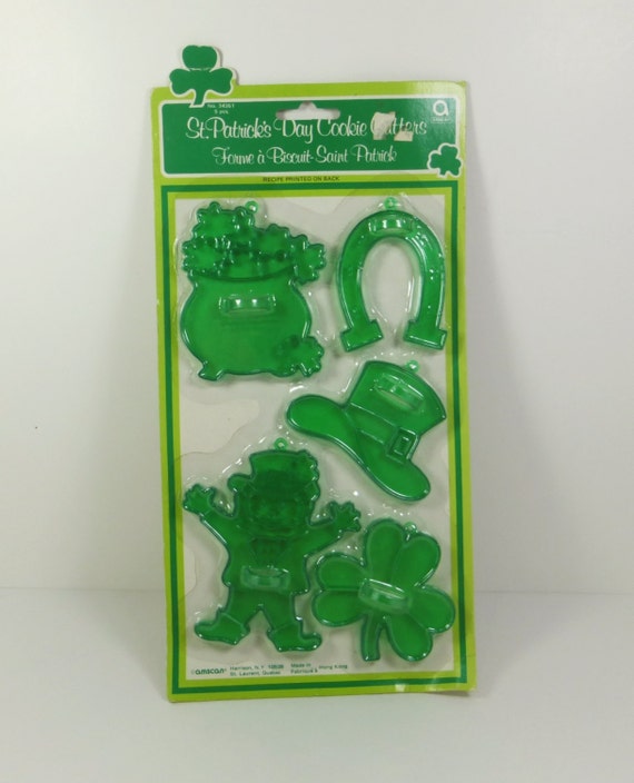 st patricks day cookie platter