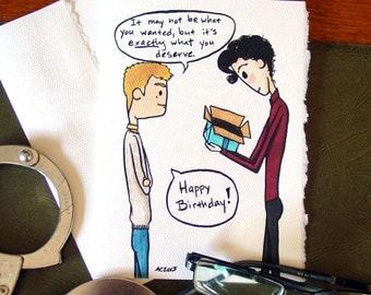 It's Elementary Birthday Card *sherlock Holmes