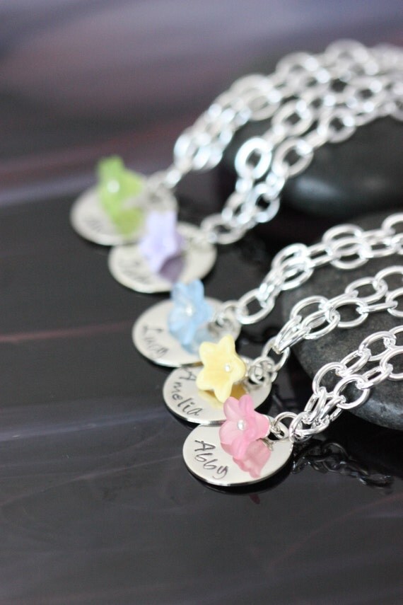 SALE Flower Girl Bracelet Flower Girl Jewelry by DistinctlyIvy