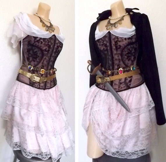 Sexy Halloween Pirate Princess Costume Adult Women's