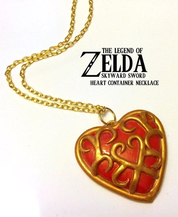 Skyward Sword Heart Container Necklace Legend of Zelda