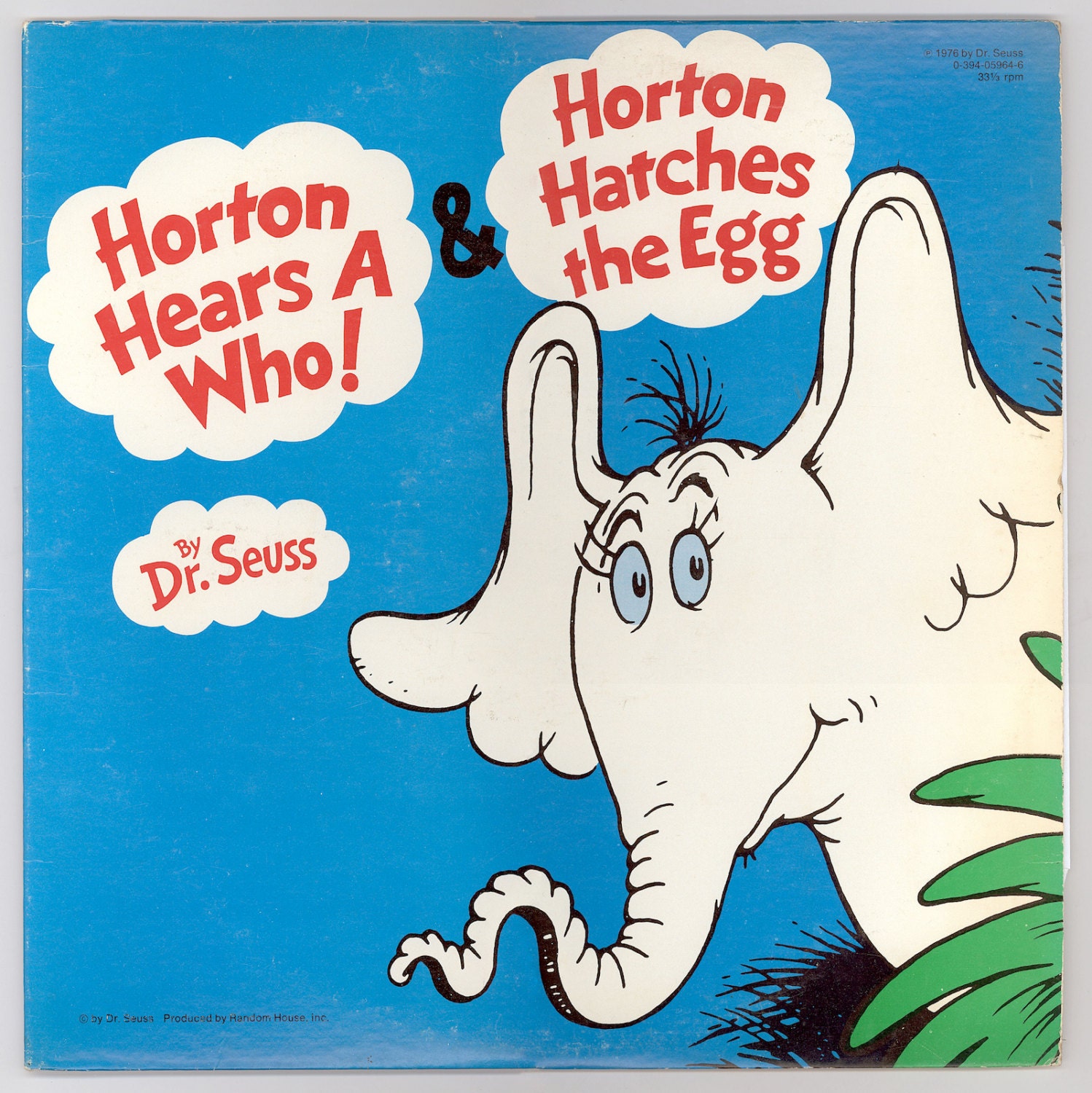 Dr. Seuss Horton Hears a Who & Horton by CityBeatVintageVinyl