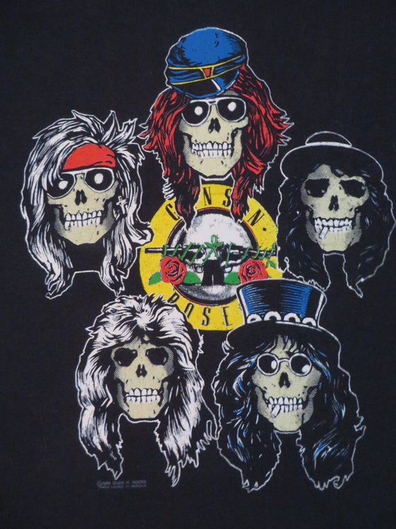 guns and roses tour t shirts