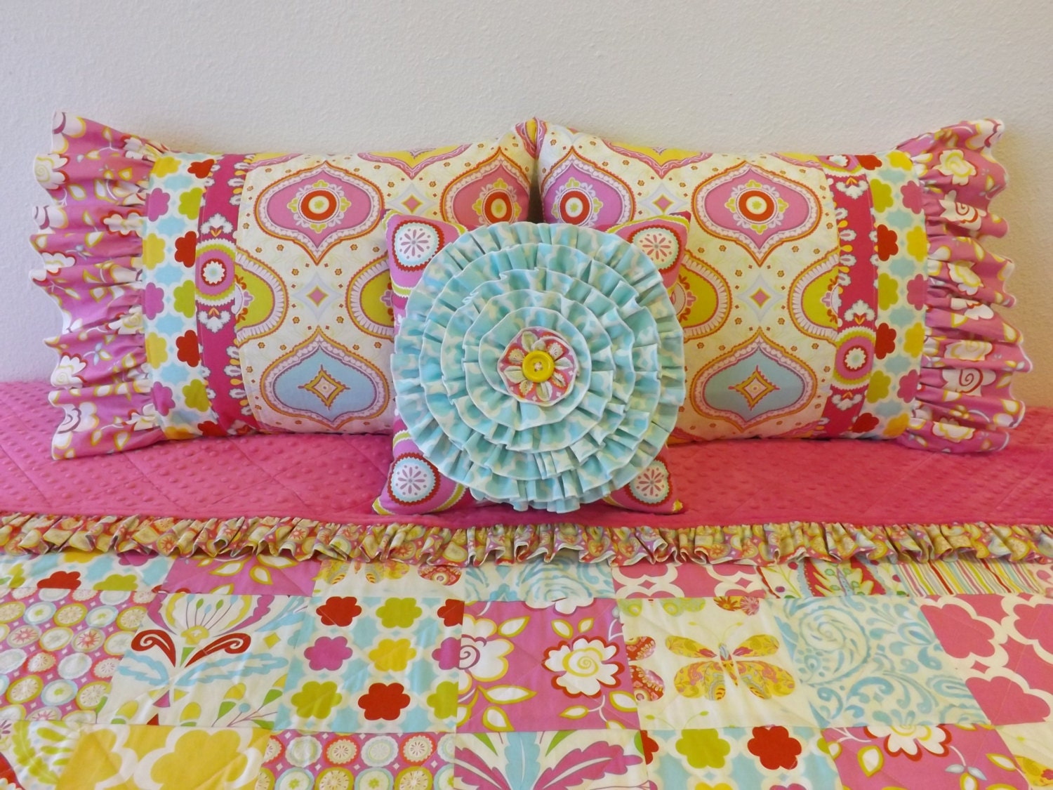 ADD an PILLOW SHAM Ruffle End Shams