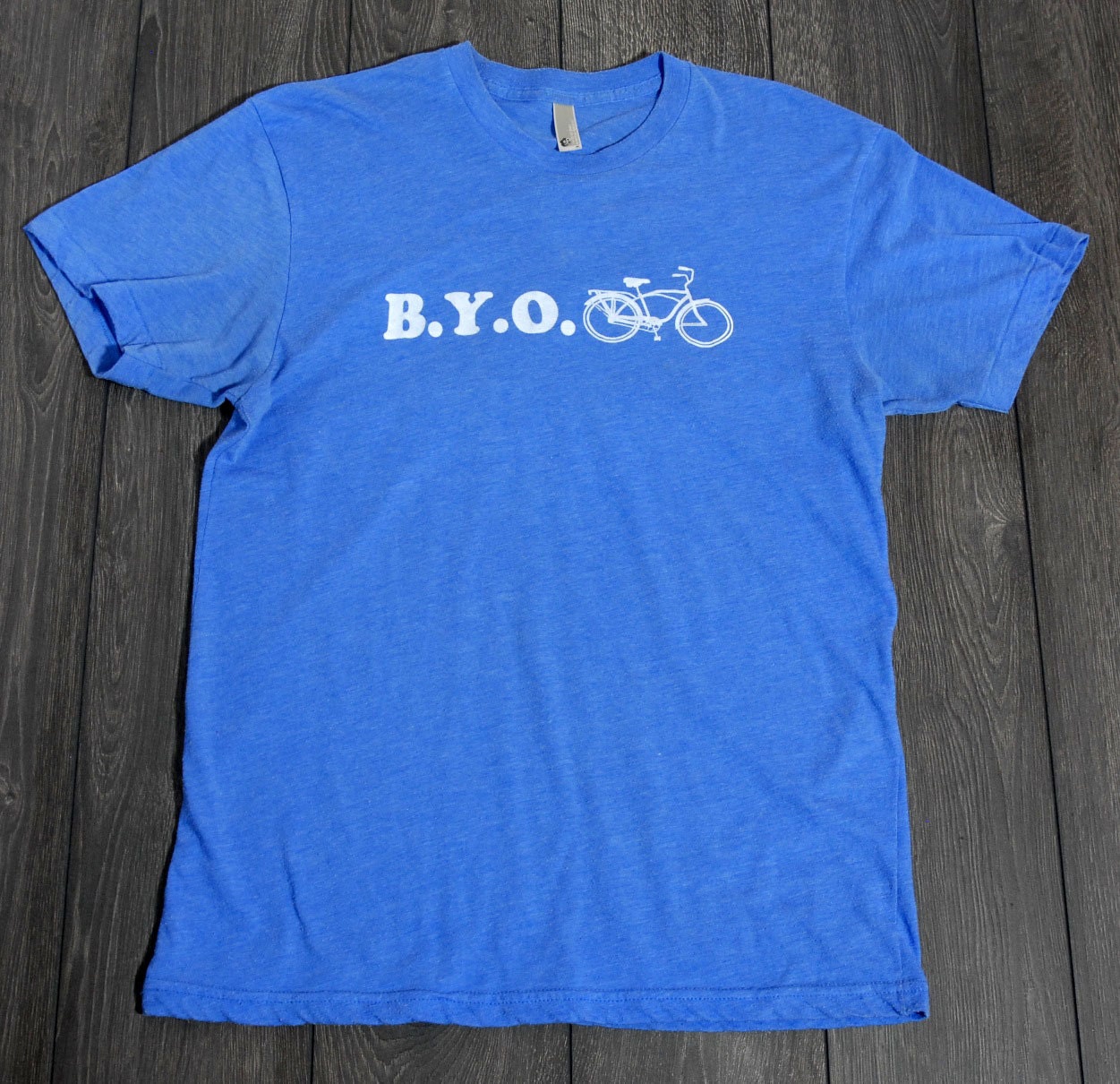 Bicycle Shirt BYO Bike American Apparel Screenprinted