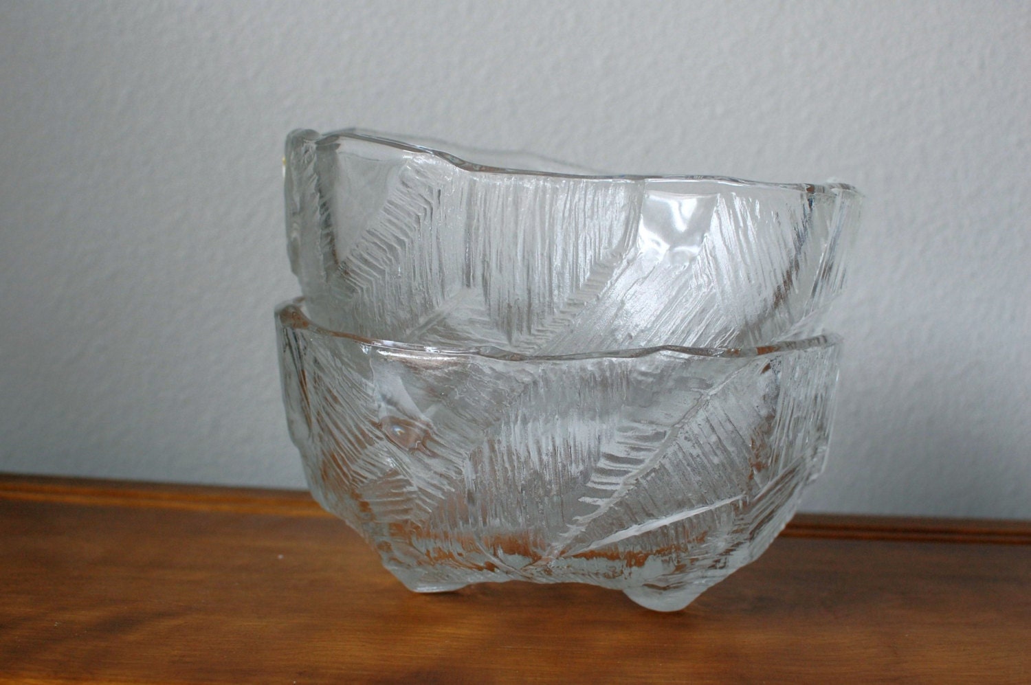 Vintage Hoya Crystal serving bowl iceberg pattern – Haute Juice