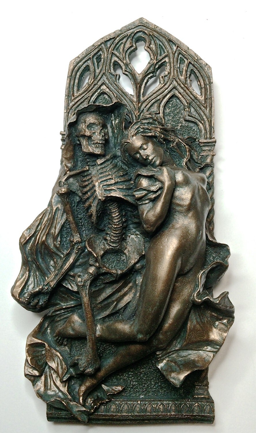 Death and the Maiden Small Wall Plaque