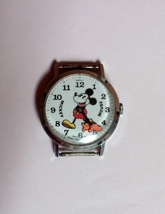 RESERVED Collector Mickey Mouse Wind-Up Swiss Watch