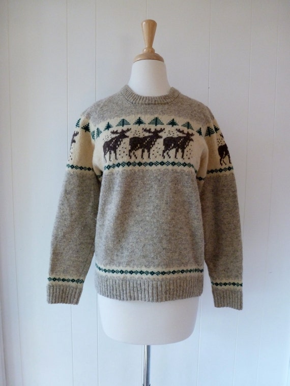 reindeer wool sweater