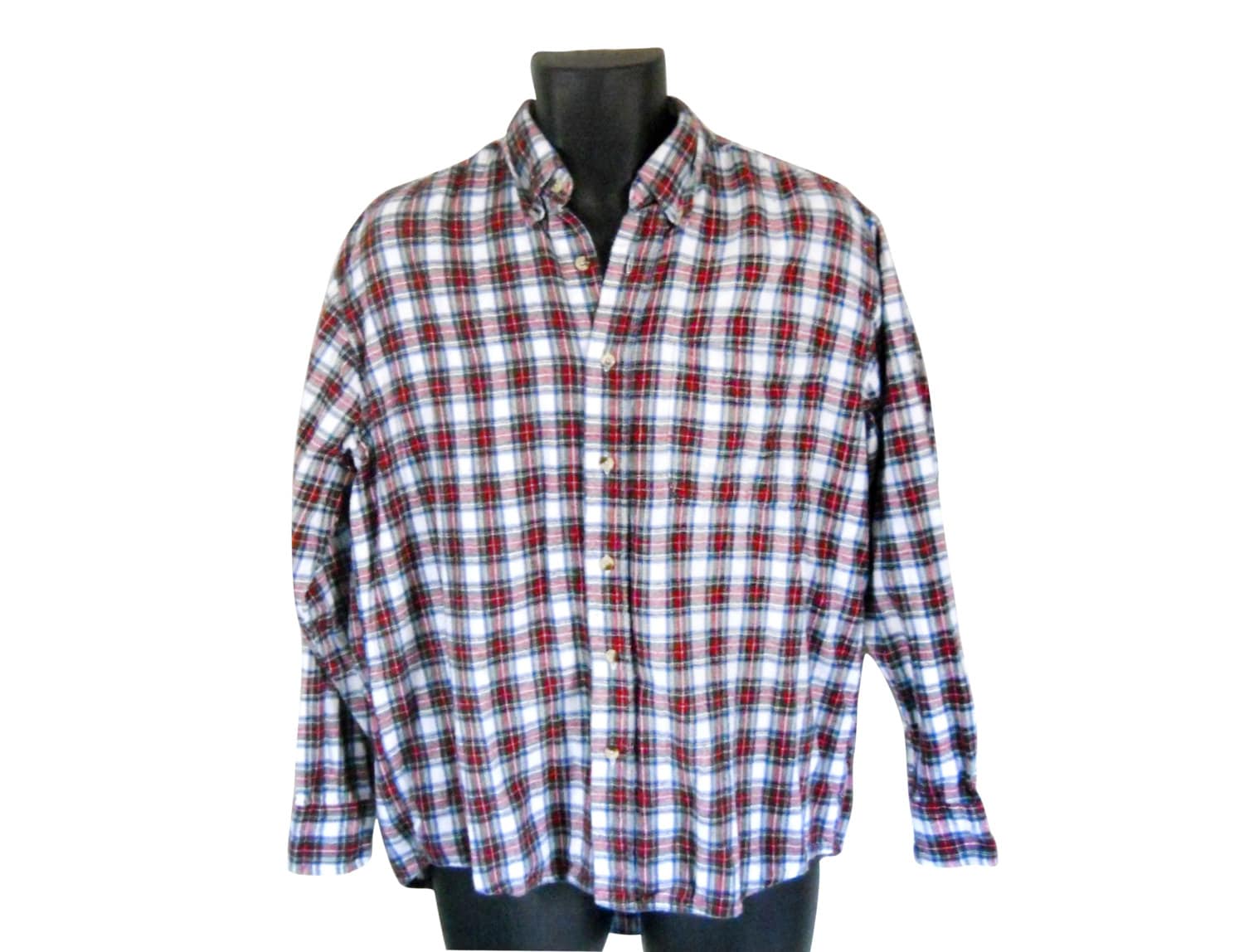 Lumbersexual 90s Grunge Flannel Shirt Men Flannel Shirt Red