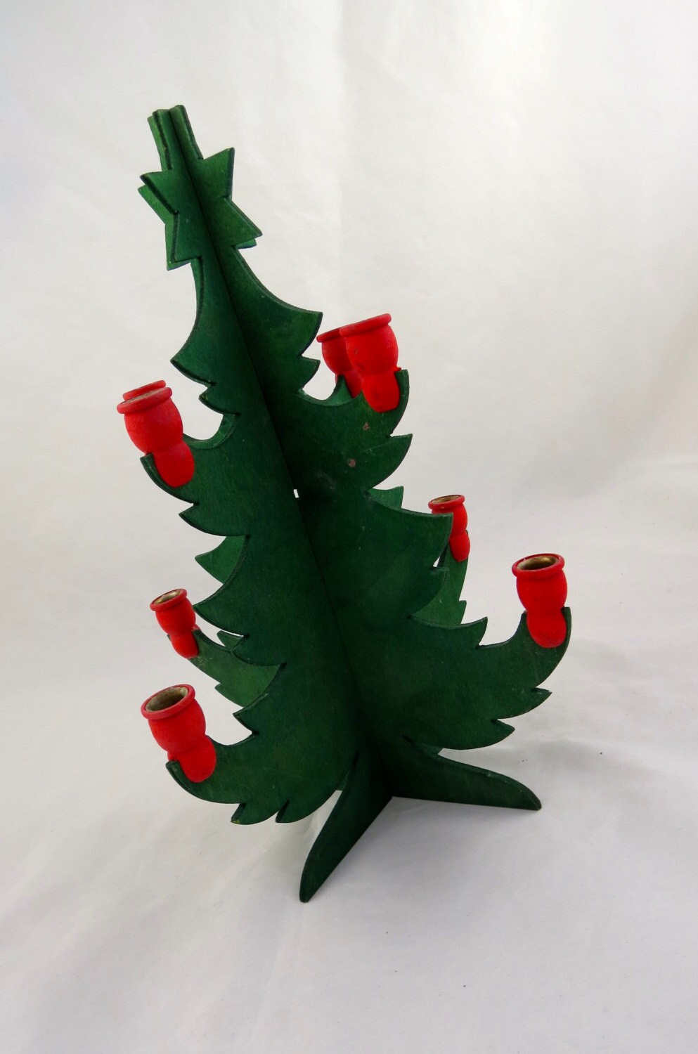 vintage swedish wood christmas tree candle by vintage swedish wood christmas tree candle by