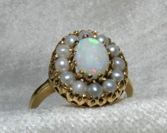 Hold for A&R, 3rd of 3 payments, Opal Engagement Ring, Australian Opal