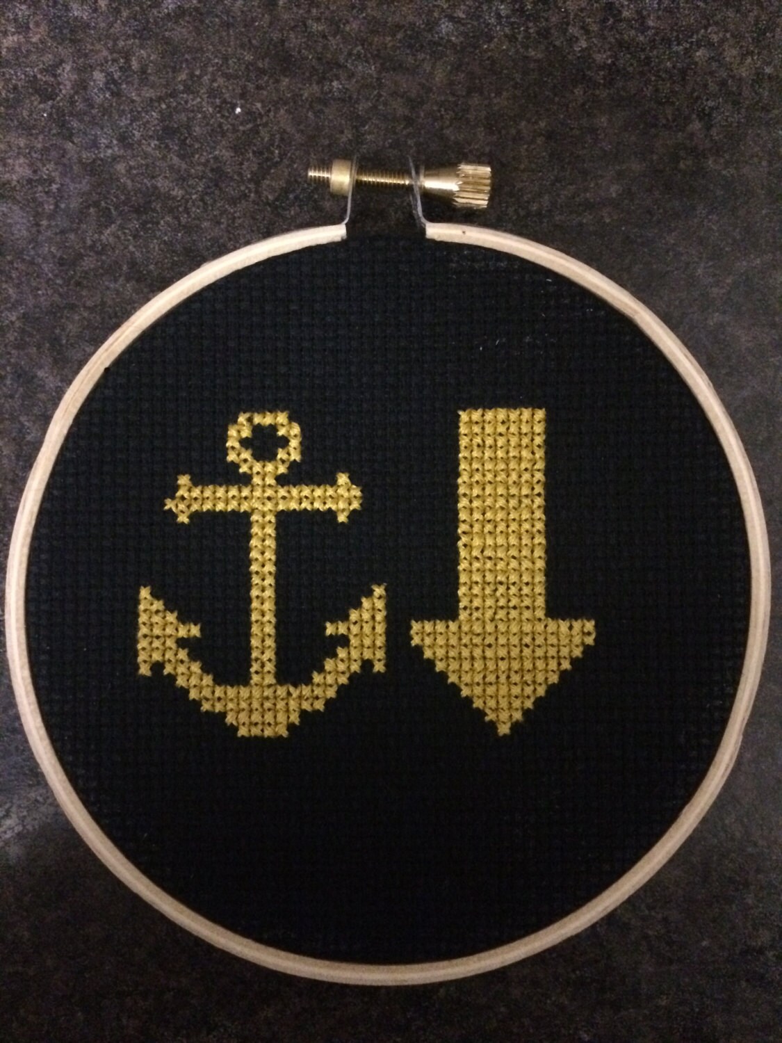 Anchor Down Vanderbilt Vandy Commodores Black and by eightstitches