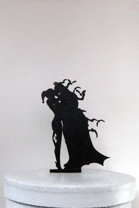 Wedding Cake Topper - Batman & Harley Quinn