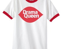Queen of the Damned Ringer Tee (Red)