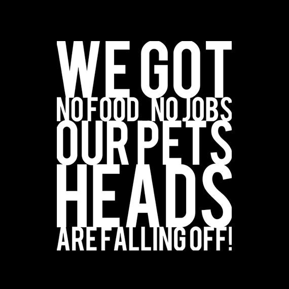 Our Pets Heads Are Falling Off Tshirt FREE SHIPPING