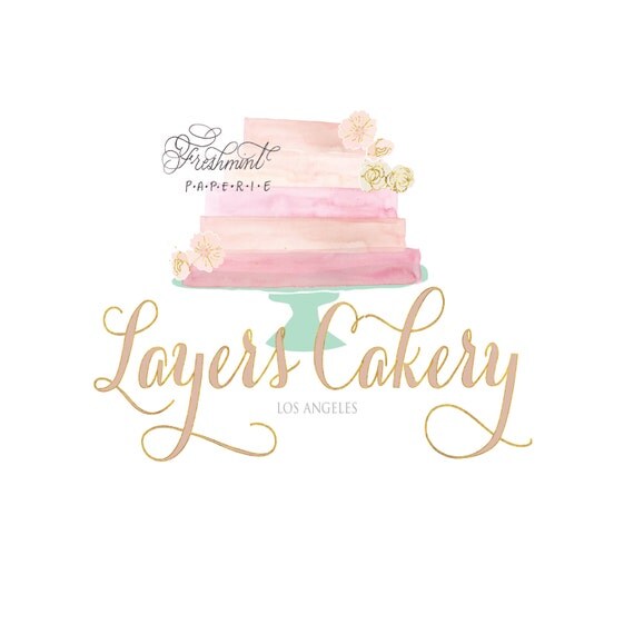 bakery logo cake logo logo design calligraphy logo