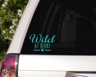Wild at Heart Car Window Decal