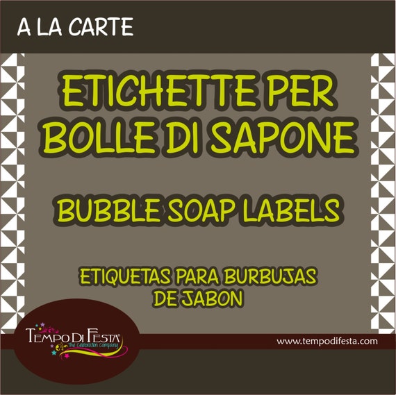 Bubble bottle label Il_570xn