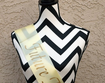 Future Mrs Sash . Bachelorette Sash Bride To Be Sash Bride Sash. Satin Wedding Sash. Engagement Gift . Bride to Be Gift . Bachelorette Party