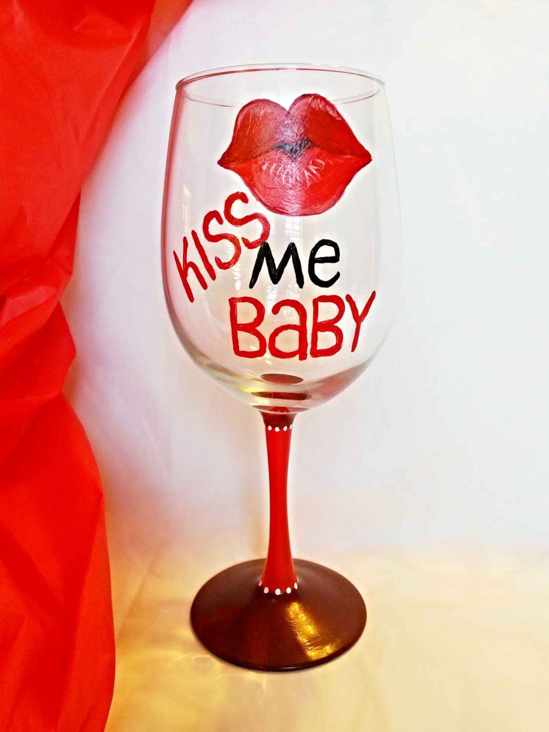 valentines day wine tumbler