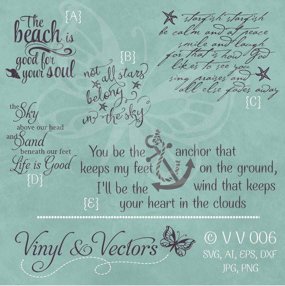 Download Beach Theme Starfish SVG vector Cutting File Vinyl Decals ...