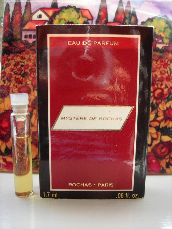 Mystere de Rochas eau de parfum sample vial with box. Vintage