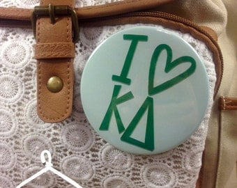 I {Heart} Kappa Delta Button or Magnet
