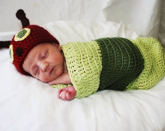 Newborn Halloween Costume, Baby Halloween Costume, Baby Caterpillar, Newborn Photo Prop, Newborn Photo, Newborn Caterpillar, Baby Shower