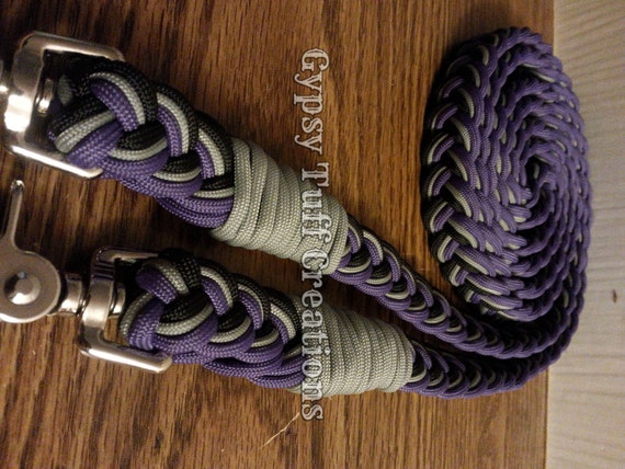 Paracord Horse Reins by GypsyTuffCreations on Etsy