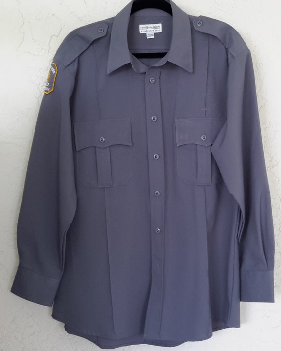 Items similar to Vintage New York City Police Academy Uniform Shirt ...