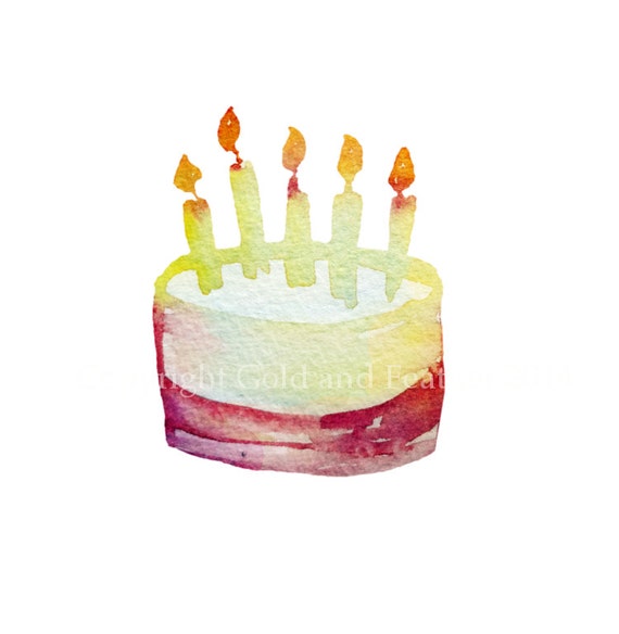 Happy Birthday Cake Clip Art Party Image Candles by ...