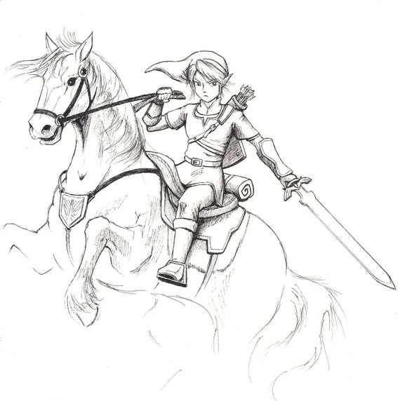 Epona Coloring Pages Coloring Pages